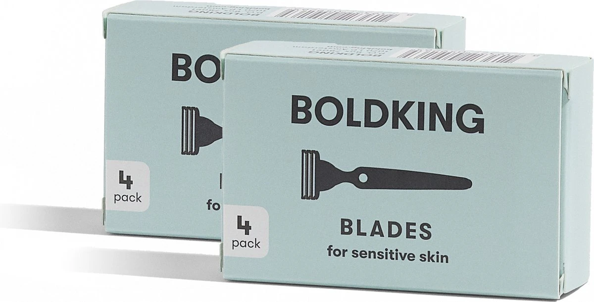 Boldking The Refill Blades Duo Pack 8x - Scheermesjes Voor Gevoelige Huid 5 Boldking The Refill Blades Duo Pack 8x - Scheermesjes Voor Gevoelige Huid - Afbeelding 3