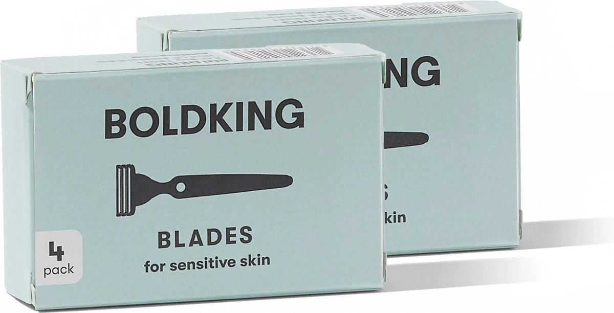 Boldking The Refill Blades Duo Pack 8x - Scheermesjes Voor Gevoelige Huid 4 Boldking The Refill Blades Duo Pack 8x - Scheermesjes Voor Gevoelige Huid - Afbeelding 2