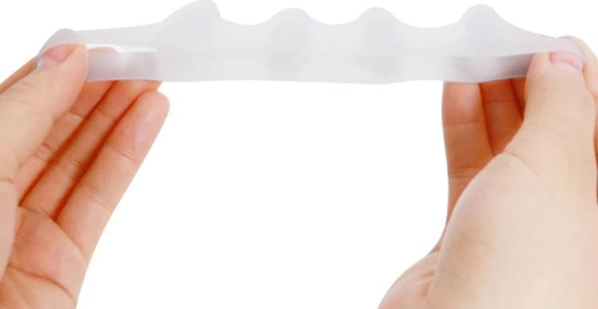 Hallux Valgus - Teenspreider - Teencorrector - Hallux Valgus Grote Teencorrector - Zwart 2 Stuks 6 Hallux Valgus - Teenspreider - Teencorrector - Hallux Valgus Grote Teencorrector - Zwart 2 Stuks - Afbeelding 4