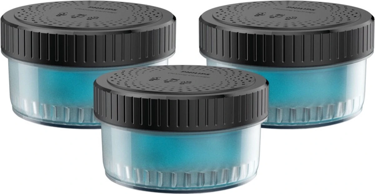 Philips CC13/50 - Quick Clean Pod Cartridge - Scheerapparaatreiniging - 3 Stuks 3 Philips CC13/50 - Quick Clean Pod Cartridge - Scheerapparaatreiniging - 3 Stuks
