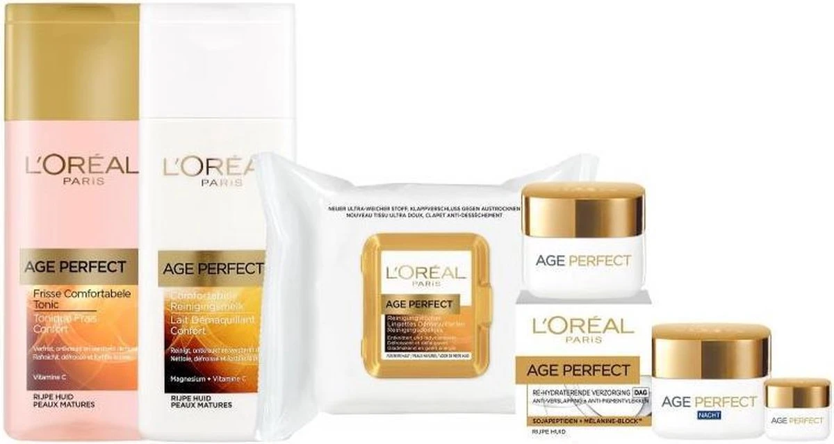 L’Oréal Paris Age Perfect Reinigingsmelk - 200 Ml - Anti Rimpel 5 L’Oréal Paris Age Perfect Reinigingsmelk - 200 Ml - Anti Rimpel - Afbeelding 3