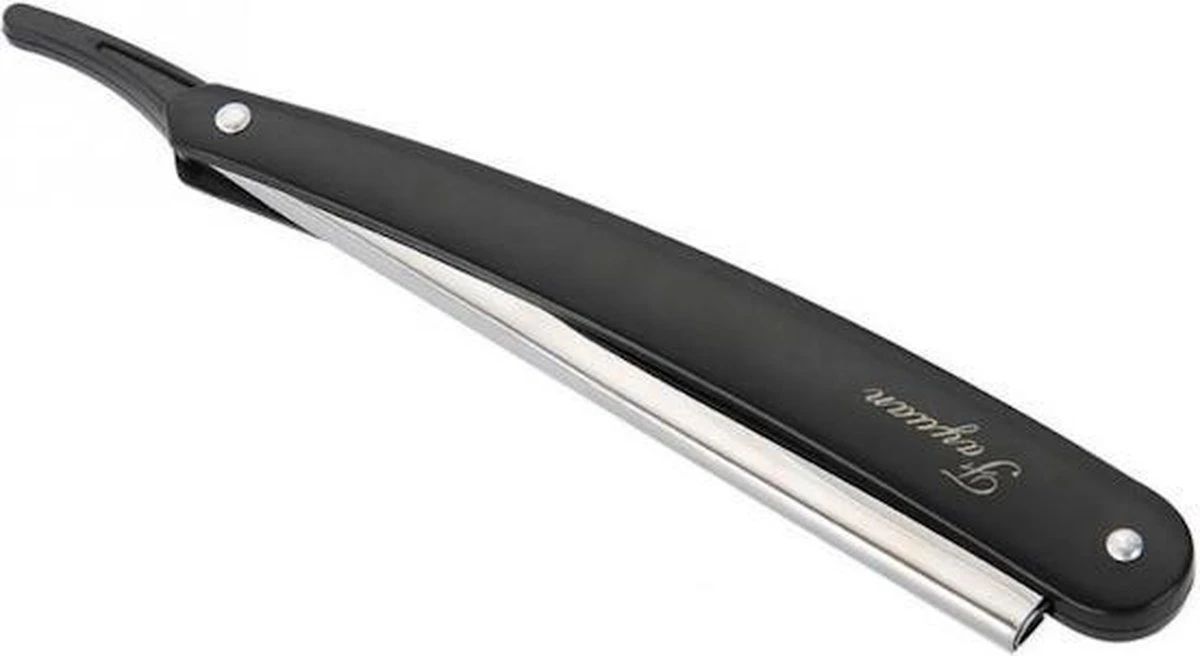 Merkloos Barbiersmes - Kappersmes - Open Scheermes - Klapmes - Shavette - Scheermes (Incl. 1 X Derby Professional Single Edge Mesje) 3 Merkloos Barbiersmes - Kappersmes - Open Scheermes - Klapmes - Shavette - Scheermes (Incl. 1 X Derby Professional Single Edge Mesje)