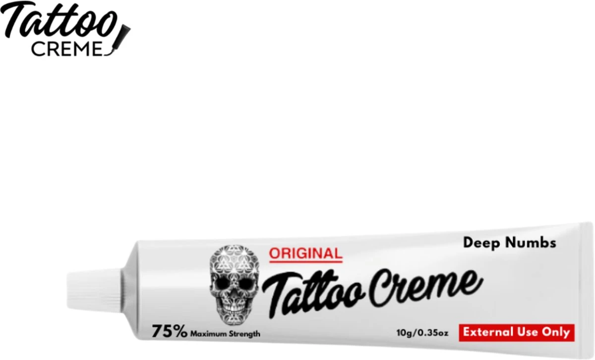 Tattoo Creme - Original - Tatoeage - Tattoo Zalf - Verdovende Créme - Tattoo Zonder Pijn - Snelwerkend En Langdurig - 10g 3 Tattoo Creme - Original - Tatoeage - Tattoo Zalf - Verdovende Créme - Tattoo Zonder Pijn - Snelwerkend En Langdurig - 10g