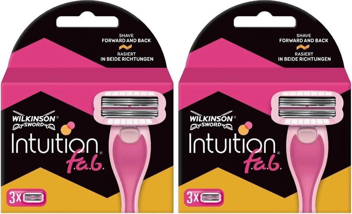 Wilkinson Scheermesjes Intuition F.a.b. - 6 Mesjes (2x3) 3 Wilkinson Scheermesjes Intuition F.a.b. - 6 Mesjes (2x3)