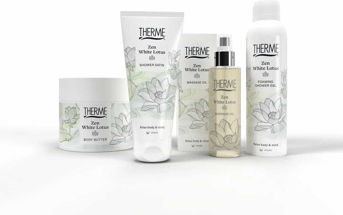 Therme Shower Satin Zen White Lotus 200 Ml 6 Therme Shower Satin Zen White Lotus 200 Ml - Afbeelding 4