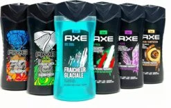 Axe Douchegel Voordeelverpakking - 6 X 250ml - Africa - Excite - Dark Temptation - Skateboard - Wasabi - Ice Cool