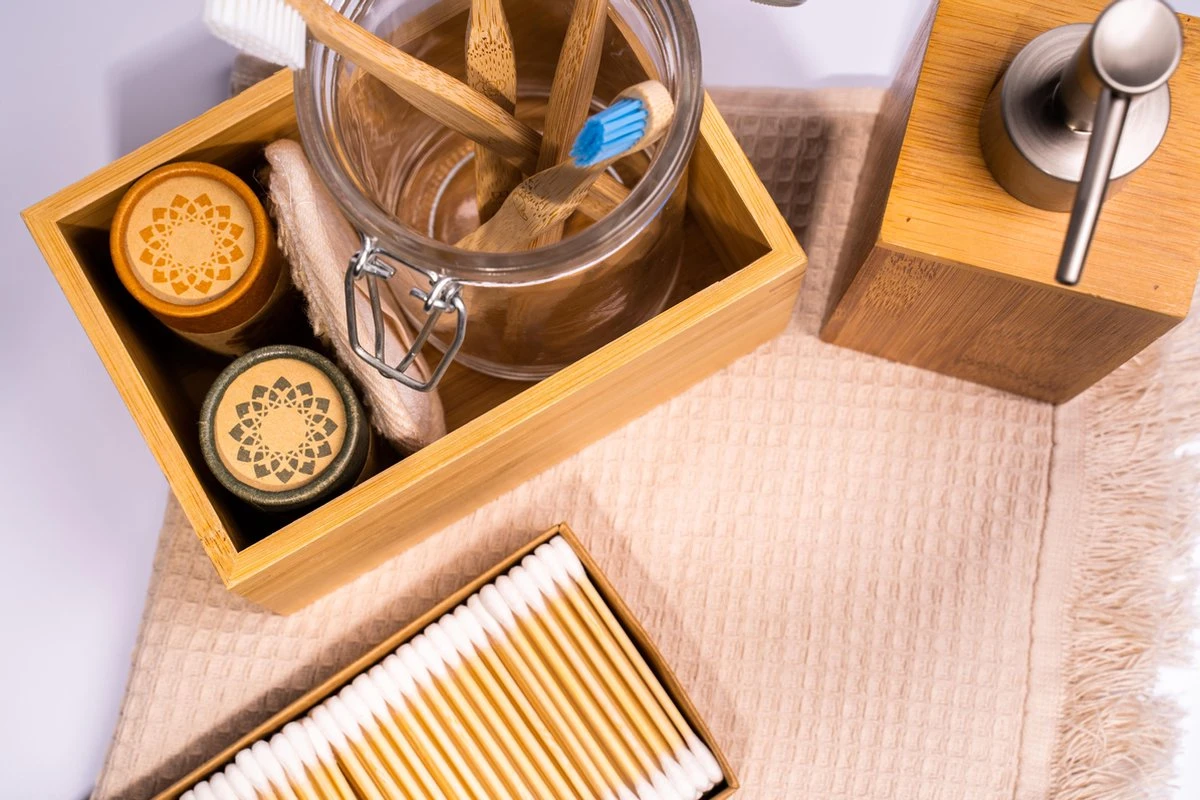 Natuurlijke Wattenstaafjes Van Bamboe En Katoen - Eco - 600 St - Bio Afbreekbaar - By Olive 6 Natuurlijke Wattenstaafjes Van Bamboe En Katoen - Eco - 600 St - Bio Afbreekbaar - By Olive - Afbeelding 4