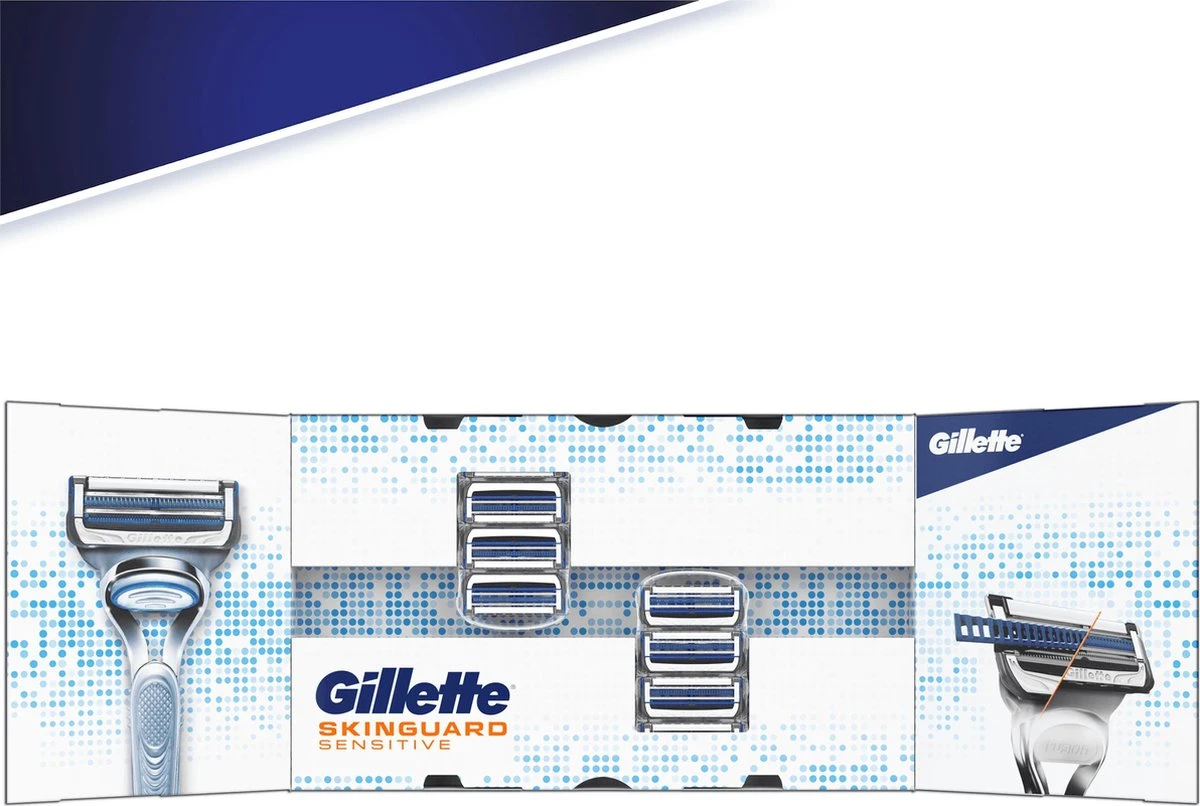 Gillette® Gillette SkinGuard Sensitive Scheermesjes Mannen - 8 Stuks - Brievenbus Verpakking 10 Gillette® Gillette SkinGuard Sensitive Scheermesjes Mannen - 8 Stuks - Brievenbus Verpakking - Afbeelding 8