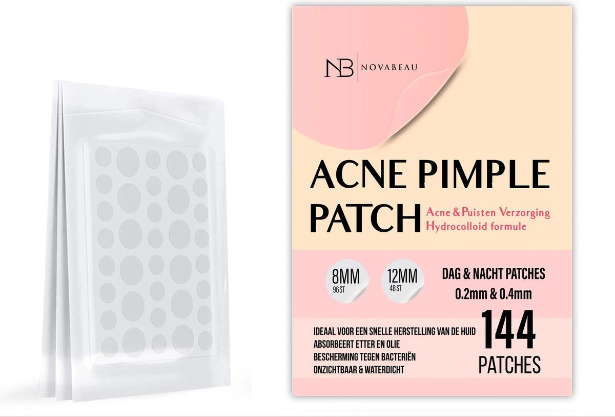 Acne Patches Voor Dag En Nacht - Puisten Verwijderaar - Huidreiniger - 144 Stuks In 2 Formaten - Pukkel Pleister - Pimple Patch Die Onzuiverheden Absorbeert - Acneverzorging 3 Acne Patches Voor Dag En Nacht - Puisten Verwijderaar - Huidreiniger - 144 Stuks In 2 Formaten - Pukkel Pleister - Pimple Patch Die Onzuiverheden Absorbeert - Acneverzorging