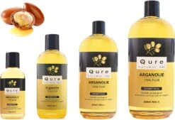 Arganolie 250ml + Pompje | Voor Haar, Huid En Gezicht |100% Puur & Onbewerkt | Moroccan Argan Oil -Lichaamsverzorging Winkel 1200x820 2
