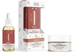 Naïf Magical Mom Geschenkset - Lichaamsolie & Bellybalm - Voordeelverpakking 90 + 100ml - Met Natuurlijke Ingrediënten
