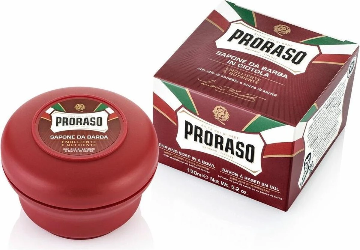 Proraso Sandalwood Scheercreme Bol 150ml 3 Proraso Sandalwood Scheercreme Bol 150ml