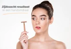 Safety Razor Scheermes + 20 Scheermesjes - Aluminium - Rose - Double Blade 14 Safety Razor Scheermes + 20 Scheermesjes - Aluminium - Rose - Double Blade -Lichaamsverzorging Winkel 1200x834