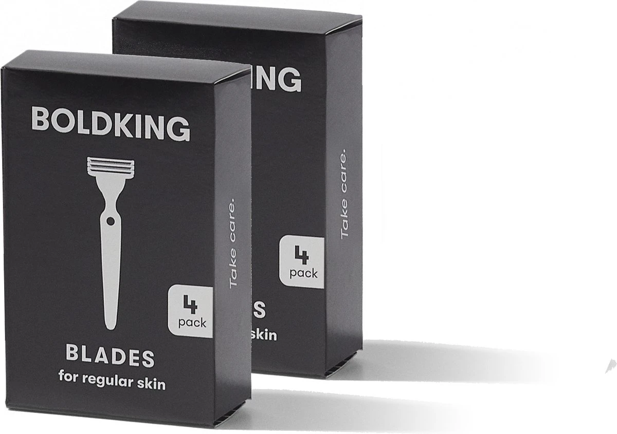 Boldking The Refill Blades Duo Pack 8x - Scheermesjes Voor Normale Huid 4 Boldking The Refill Blades Duo Pack 8x - Scheermesjes Voor Normale Huid - Afbeelding 2