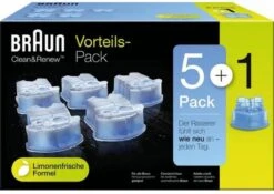 Braun Clean & Renew - 5+1 Stuks - Reinigingsvloeistof Scheerapparaat -Lichaamsverzorging Winkel 1200x852 2