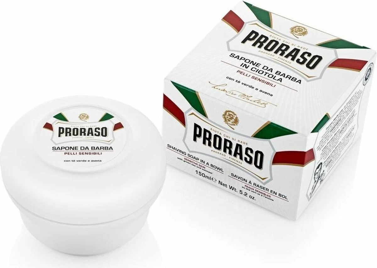 Proraso - White Shaving Soap In A Jar - 150g 3 Proraso - White Shaving Soap In A Jar - 150g