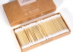 Natuurlijke Wattenstaafjes Van Bamboe En Katoen - Eco - 600 St - Bio Afbreekbaar - By Olive 8 Natuurlijke Wattenstaafjes Van Bamboe En Katoen - Eco - 600 St - Bio Afbreekbaar - By Olive -Lichaamsverzorging Winkel 1200x856