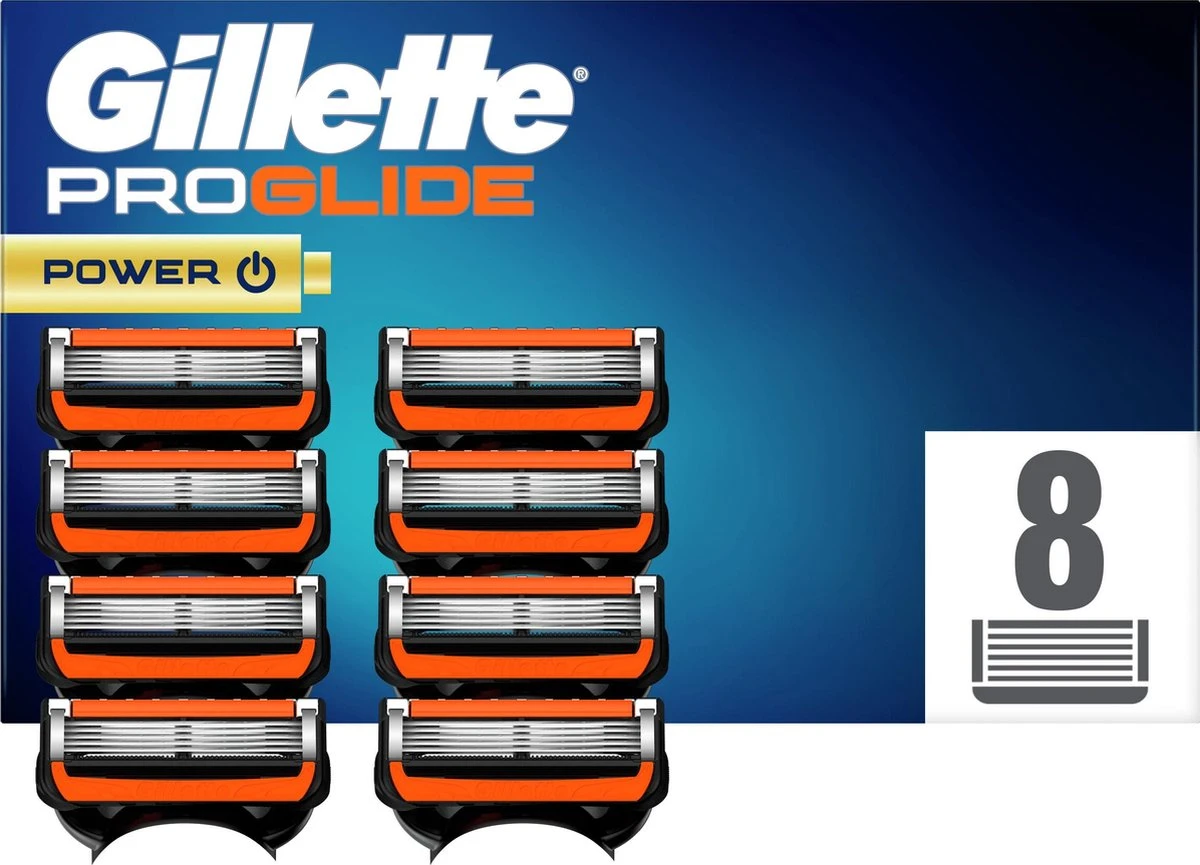 Gillette® Gillette ProGlide Power Scheermesjes Voor Mannen - 8 Navulmesjes 3 Gillette® Gillette ProGlide Power Scheermesjes Voor Mannen - 8 Navulmesjes