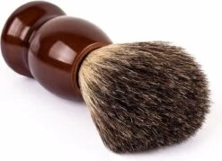 SIMIA™ Duurzaam Premium Scheerkwast - 100% Natuurlijk Haar - Zacht En Soepel - Optimale Verdeling Scheerschuim - Bruin -Lichaamsverzorging Winkel 1200x869 1