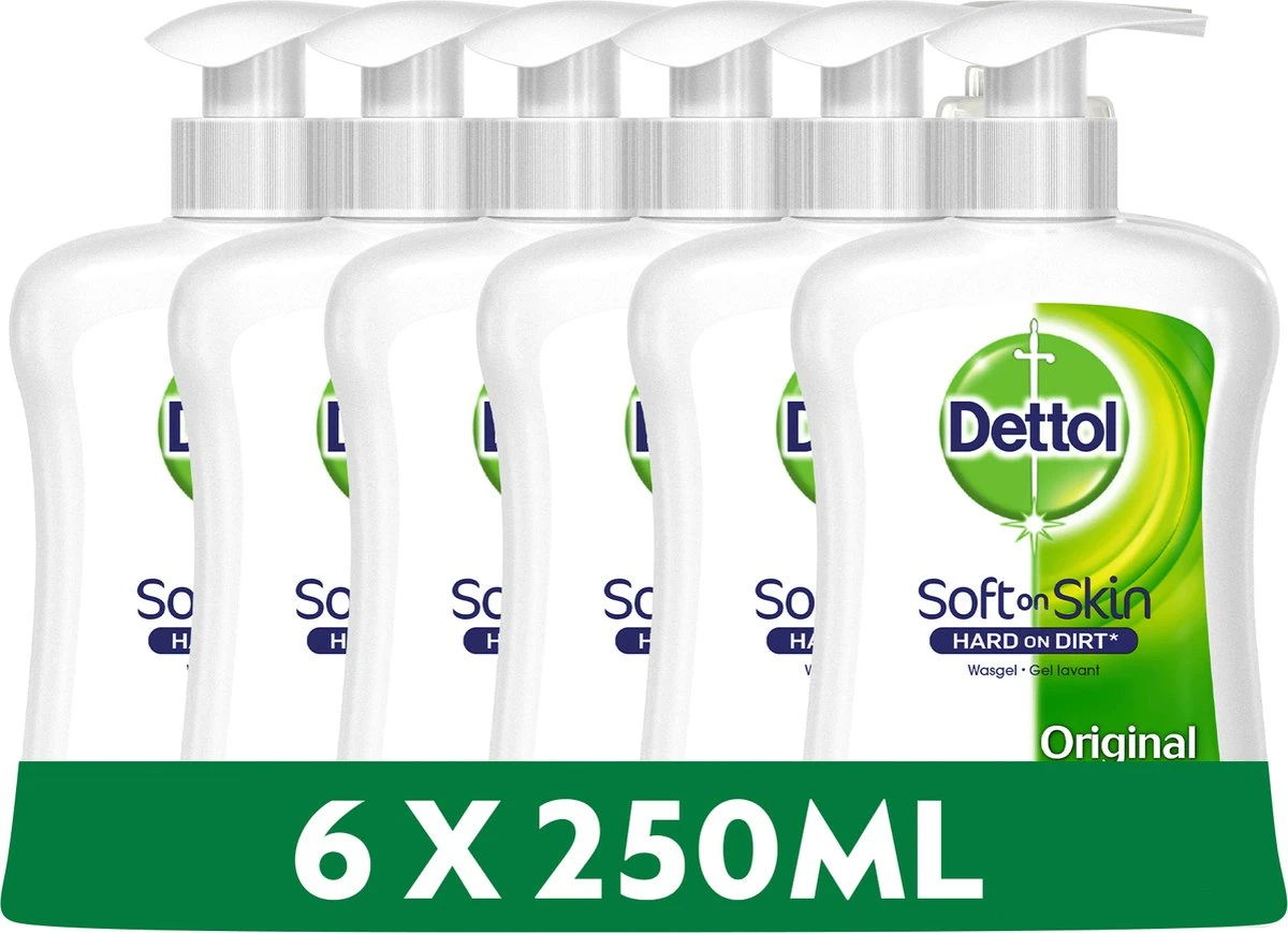 Dettol - Handzeep - Antibacterieel - Original - 6 X 250 Ml 6 Dettol - Handzeep - Antibacterieel - Original - 6 X 250 Ml - Afbeelding 4
