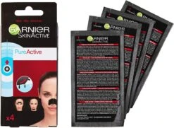 Garnier SkinActive Neus Strips Charcoal - 4 Stuks -Lichaamsverzorging Winkel 1200x878 1