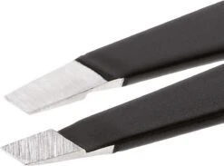 Merkloos Epileer Pincet - Wenkbrauwen - Splinters - RVS - Zwart -Lichaamsverzorging Winkel 1200x890