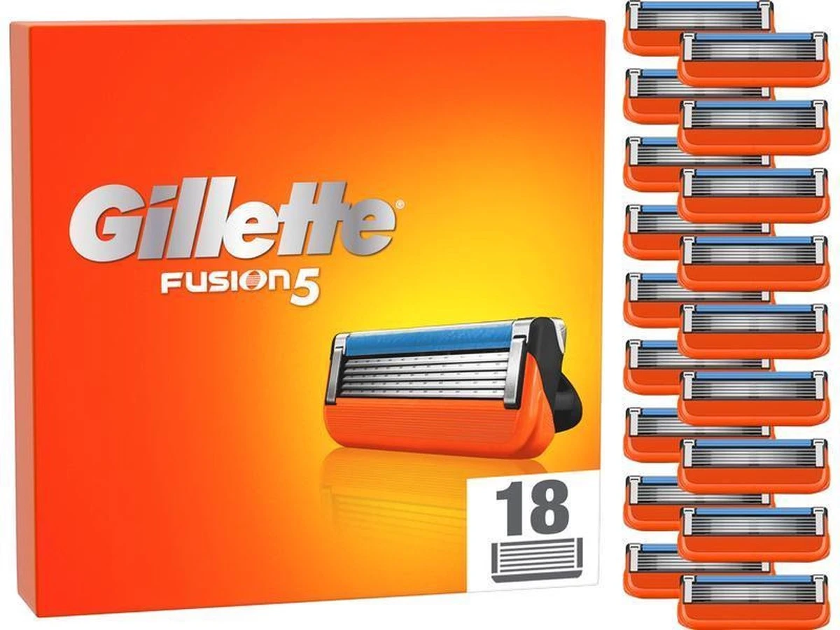 Gillette® Gillette Fusion5 Navulmesjes - Voordeelverpakking 18 Stuks 3 Gillette® Gillette Fusion5 Navulmesjes - Voordeelverpakking 18 Stuks