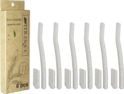 INTER-ESQUE Wenkbrauw Mesje - Eyebrow Razor - Dermaplaning - Scheermesjes Gezicht - Wenkbrauw Scheermesje Van Tarwestro - 6 Stuks - Groot