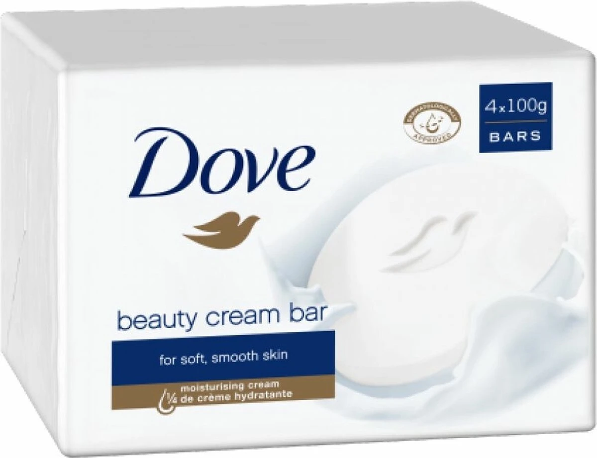Dove Beauty Cream Original Zeep - 48 X 100 G - Voordeelverpakking 3 Dove Beauty Cream Original Zeep - 48 X 100 G - Voordeelverpakking