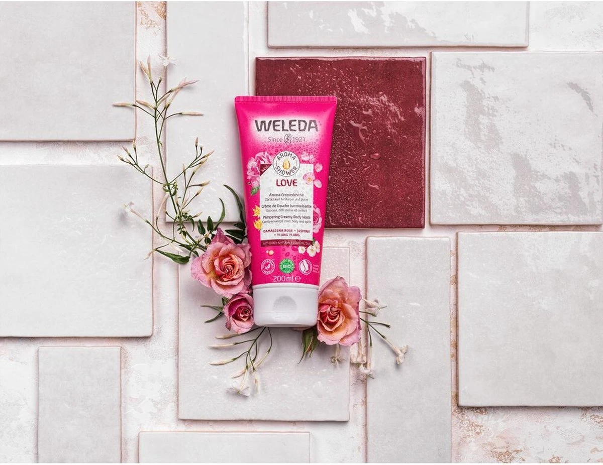 Weleda Aroma Shower Love Douchecrème 5 Weleda Aroma Shower Love Douchecrème - Afbeelding 3