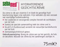 Sebamed Hydraterende Gezichtscrème - Huidverzorging - 75 Ml -Lichaamsverzorging Winkel 1200x949 2