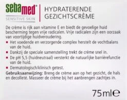 Sebamed Hydraterende Gezichtscrème - Huidverzorging - 75 Ml -Lichaamsverzorging Winkel 1200x949 3