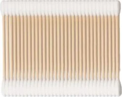 Merkloos Wattenstaafjes Hout - 100 St -Lichaamsverzorging Winkel 1200x951