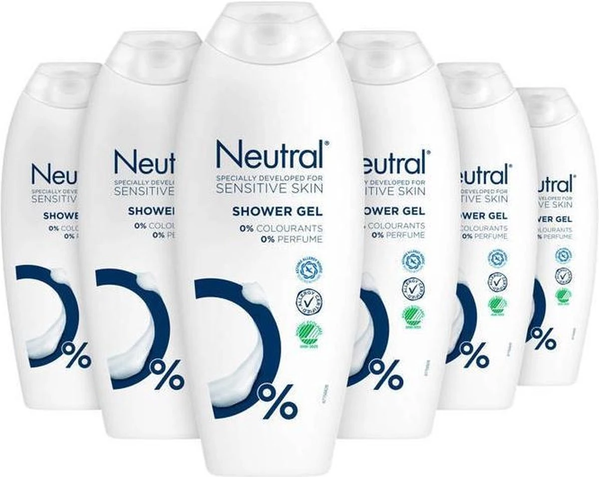 Neutral Showergel Voor De Gevoelige Huid (set Van 6 Stuks) 3 Neutral Showergel Voor De Gevoelige Huid (set Van 6 Stuks)
