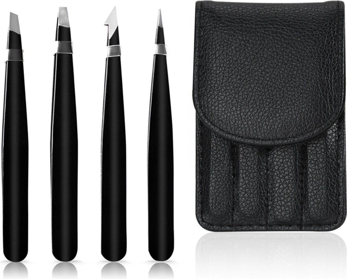 AdroitGoods Pincet Epileer Set - 4 Delig 3 AdroitGoods Pincet Epileer Set - 4 Delig