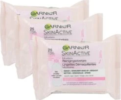 Garnier - SkinActive - Micellaire Reinigingsdoekjes Gevoelige Huid - 3 X 25 Stuks - Gezichtsreiniging - Voordeelverpakking 9 Garnier - SkinActive - Micellaire Reinigingsdoekjes Gevoelige Huid - 3 X 25 Stuks - Gezichtsreiniging - Voordeelverpakking -Lichaamsverzorging Winkel 1200x990 1
