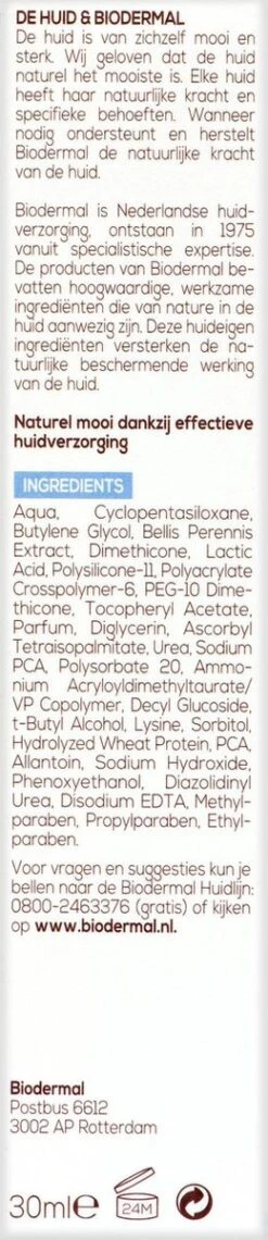 Biodermal Pigmentserum - Pigmentvlekken Creme - Vermindert Pigmentvlekken - 30ml 14 Biodermal Pigmentserum - Pigmentvlekken Creme - Vermindert Pigmentvlekken - 30ml -Lichaamsverzorging Winkel 260x1200