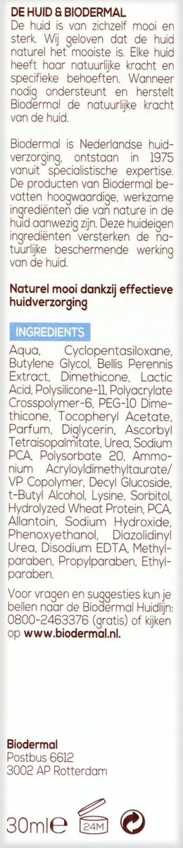 Biodermal Pigmentserum - Pigmentvlekken Creme - Vermindert Pigmentvlekken - 30ml 7 Biodermal Pigmentserum - Pigmentvlekken Creme - Vermindert Pigmentvlekken - 30ml - Afbeelding 5