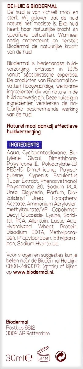Biodermal Anti Age Gezichtserum - Speciaal Ontwikkeld Tegen Huidveroudering - 30ml 8 Biodermal Anti Age Gezichtserum - Speciaal Ontwikkeld Tegen Huidveroudering - 30ml - Afbeelding 6