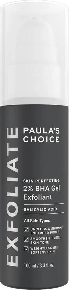 Paula's Choice SKIN PERFECTING 2% BHA Gel Exfoliant - Met Salicylzuur - Gecombineerde Huid - 100 Ml 3 Paula's Choice SKIN PERFECTING 2% BHA Gel Exfoliant - Met Salicylzuur - Gecombineerde Huid - 100 Ml