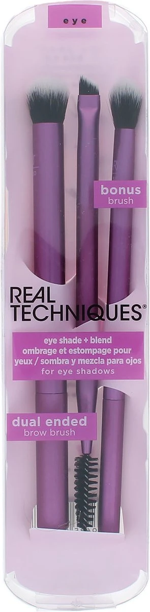 Real Techniques - Techniques Eye Shade + Blend Brush + Bonus Brush 3 Real Techniques - Techniques Eye Shade + Blend Brush + Bonus Brush