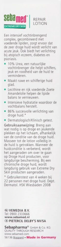 Sebamed Extreme Dry Urea Repair - Lotion 10% - Huidverzorging - 200 Ml 34 Sebamed Extreme Dry Urea Repair - Lotion 10% - Huidverzorging - 200 Ml -Lichaamsverzorging Winkel 297x1200 1
