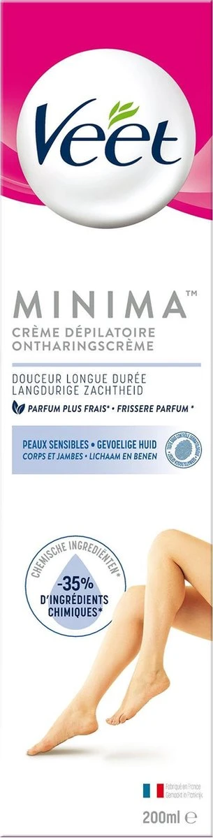 Veet Ontharingscreme - Gevoelige Huid - Minima - 200ml X2 5 Veet Ontharingscreme - Gevoelige Huid - Minima - 200ml X2 - Afbeelding 3