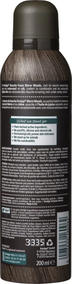 6x Kneipp Men Douche Foam Warm Woods 200ml -Lichaamsverzorging Winkel 307x1200 8