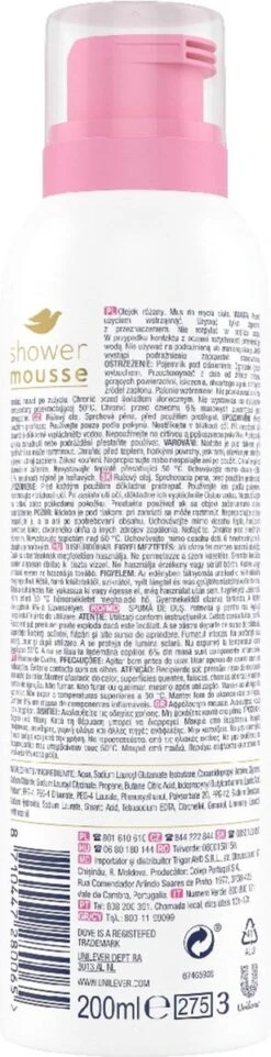 Dove Rose Oil Doucheschuim - 6 X 200 Ml - Voordeelverpakking -Lichaamsverzorging Winkel 308x1200 4