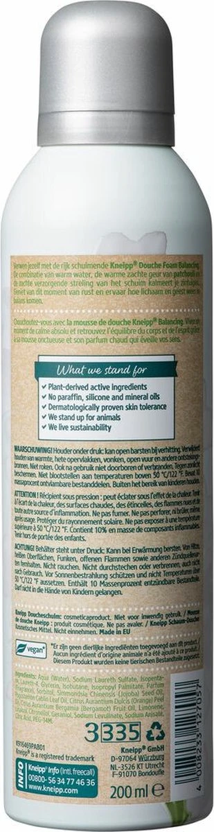 Kneipp Balancing - Douche Foam 12 Kneipp Balancing - Douche Foam - Afbeelding 10