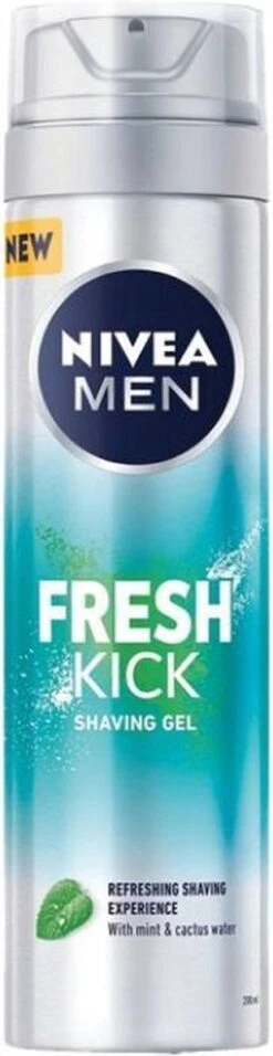 NIVEA MEN Fresh Kick Scheergel - 6 X 200 Ml - Voordeelverpakking -Lichaamsverzorging Winkel 310x1200 2