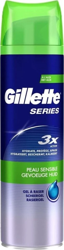 Gillette - Scheergel - Sensitive Gevoelige Huid - 6 X 200 ML - Voordeelverpakking -Lichaamsverzorging Winkel 310x1200 3