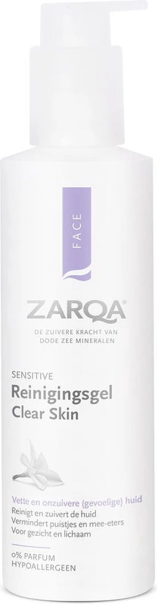 Zarqa Reinigingsgel Clear Skin 200 Ml 6 Zarqa Reinigingsgel Clear Skin 200 Ml - Afbeelding 4