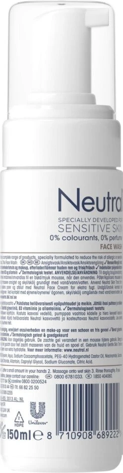 Neutral Parfumvrij - 150 Ml - Face Wash -Lichaamsverzorging Winkel 314x1200 1